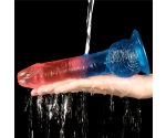 Lovetoy Çift Renkli Ultra Yumuşak 19 Cm Kemerli Jel Dildo Lovetoy Çift Renkli Ultra Yumuşak 19 Cm Kemerli Jel Dildo