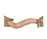 Lovetoy Dev Boyutlu 37 Cm Ultra Soft Çift Başlı Realistik Penis-2214