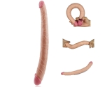 Lovetoy Dev Boyutlu 37 Cm Ultra Soft Çift Başlı Realistik Penis-2214