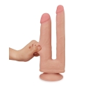 Lovetoy Double Anal ve Vajinal Çift Katmanlı Ultra Yumuşak Realistik Penis