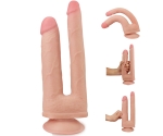 Lovetoy Double Anal ve Vajinal Çift Katmanlı Ultra Yumuşak Realistik Penis