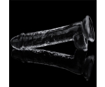 Lovetoy Flawless Clear 19 Cm Yumuşak Şeffaf Kemerli Jel Dildo	