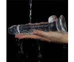Lovetoy Flawless Clear 19 Cm Yumuşak Şeffaf Kemerli Jel Dildo	