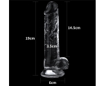 Lovetoy Flawless Clear 19 Cm Yumuşak Şeffaf Kemerli Jel Dildo	