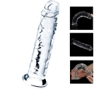 Lovetoy Flawless Clear Anal ve Vajinal 18 Cm Yumuşak Şeffaf Jel Dildo