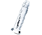 Lovetoy Flawless Clear Anal ve Vajinal 18 Cm Yumuşak Şeffaf Jel Dildo