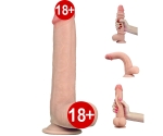 Lovetoy Hareketli Dış Yüzey Özel Seri Ultra Yumuşak 23  Cm Realistik Penis