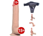 Lovetoy Hareketli Dış Yüzey Özel Seri Ultra Yumuşak 23  Cm Realistik Belden Bağlamalı Penis Lovetoy Hareketli Dış Yüzey Özel Seri Ultra Yumuşak 23  Cm Realistik Belden Bağlamalı Penis