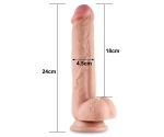 Lovetoy Hareketli Dış Yüzey Özel Seri Ultra Yumuşak 24 Cm Strap On Penis-317004 Lovetoy Hareketli Dış Yüzey Özel Seri Ultra Yumuşak 24 Cm Strap On Penis-317004