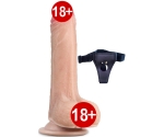 Love Toy Hareketli Dış Yüzey Ultra Yumuşak 17 Cm Kemerli Realistik Penis-317001 Love Toy Hareketli Dış Yüzey Ultra Yumuşak 17 Cm Kemerli Realistik Penis-317001
