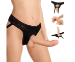 Lovetoy Ingen Easy Strap On 21 Cm Belden Bağlamalı Realistik Penis Seti