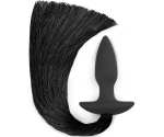 Lovetoy Midilli Kuyruklu Yumuşak Silikon Siyah Anal Plug