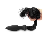 Lovetoy Midilli Kuyruklu Yumuşak Silikon Siyah Anal Plug
