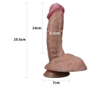 Lovetoy Nature Cock Çift Katmanlı 20 Cm Ultra Gerçekçi Realistik Penis-411051 Lovetoy Nature Cock Çift Katmanlı 20 Cm Ultra Gerçekçi Realistik Penis-411051