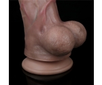 Lovetoy Nature Cock Serisi 30 Cm Özel Dokulu Çift Katmanlı Kemerli Realistik Penis