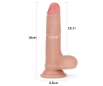 Lovetoy Nature Cock Serisi Özel Çift Katmanlı 18 cm Realistik Penis