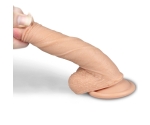 Ultra Yumuşak Silikon Serisi Özel Çift Katmanlı 18 Cm Takma Penis
