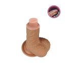 Lovetoy Nature Cock Serisi Özel Çift Katmanlı 21 Cm Ten Rengi Realistik Penis 