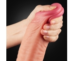Lovetoy Nature Cock Serisi Özel Yumuşak Dokulu Çift Katmanlı 30 Cm Realistik Penis