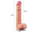 Lovetoy Nature Cock Serisi Özel Yumuşak Dokulu Çift Katmanlı 30 Cm Realistik Penis
