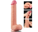Lovetoy Nature Cock Serisi Özel Yumuşak Dokulu Çift Katmanlı 30 Cm Realistik Penis