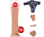 Lovetoy Nature Cock Serisi Ultra Yumuşak Dönebilen ve Isınabilen 21 Cm Titreşimli Kemerli Penis Lovetoy Nature Cock Serisi Ultra Yumuşak Dönebilen ve Isınabilen 21 Cm Titreşimli Kemerli Penis