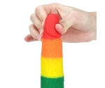 Lovetoy Prider Gökkuşağı Renkli 20 Cm Belden Bağlamalı Realistik Penis-410026