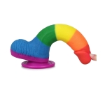 Lovetoy Prider Gökkuşağı Renkli 20 Cm Belden Bağlamalı Realistik Penis-410026
