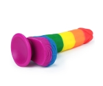 Lovetoy Prider Gökkuşağı Renkli Damarlı 20 Cm Realistik Dildo-410026