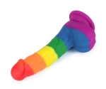 Lovetoy Prider Gökkuşağı Renkli Damarlı 21 Cm Realistik Dildo-410027