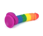 Lovetoy Prider Gökkuşağı Renkli Damarlı 21 Cm Realistik Dildo-410027