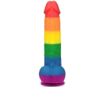 Lovetoy Prider Gökkuşağı Renkli Damarlı 23 Cm Realistik Penis-410028 Lovetoy Prider Gökkuşağı Renkli Damarlı 23 Cm Realistik Penis-410028