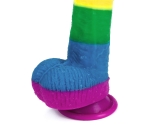 Lovetoy Prider Gökkuşağı Renkli Damarlı 23 Cm Realistik Penis-410028 Lovetoy Prider Gökkuşağı Renkli Damarlı 23 Cm Realistik Penis-410028