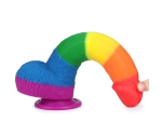 Lovetoy Prider Gökkuşağı Renkli Damarlı 23 Cm Realistik Penis-410028 Lovetoy Prider Gökkuşağı Renkli Damarlı 23 Cm Realistik Penis-410028