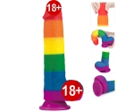 Lovetoy Prider Gökkuşağı Renkli Damarlı 23 Cm Realistik Penis-410028 Lovetoy Prider Gökkuşağı Renkli Damarlı 23 Cm Realistik Penis-410028