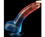 Lovetoy Çift Renkli Ultra Yumuşak 19 Cm Jel Dildo