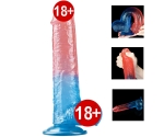 Lovetoy Renkli Ultra Yumuşak 23 Cm Jel Dildo