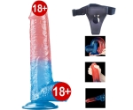 Lovetoy Renkli Ultra Yumuşak 23 Cm Kemerli Jel Dildo Lovetoy Renkli Ultra Yumuşak 23 Cm Kemerli Jel Dildo