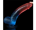 Lovetoy Renkli Ultra Yumuşak 23 Cm Kemerli Jel Dildo Lovetoy Renkli Ultra Yumuşak 23 Cm Kemerli Jel Dildo