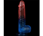 Lovetoy Renkli Ultra Yumuşak 23 Cm Jel Dildo