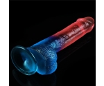 Lovetoy Renkli Ultra Yumuşak 23 Cm Jel Dildo