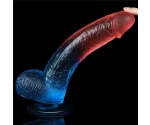 Lovetoy Renkli Ultra Yumuşak 23 Cm Jel Dildo