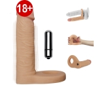 Lovetoy The Ultra Soft Yumuşak Titreşimli Anal 15 cm Halkalı Anal Penis