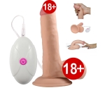 Lovetoy Ultra Yumuşak Özel Dokulu 18 Cm Titreşimli Realistik Penis