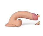 Lovetoy Ultra Yumuşak Özel Dokulu 23 Cm Titreşimli Realistik Penis