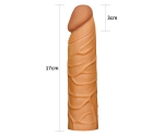 Lovetoy X-Tender Realistik Dokuda 2.5 Cm Uzatmalı Penis Kılıfı-LV1051B Lovetoy X-Tender Realistik Dokuda 2.5 Cm Uzatmalı Penis Kılıfı-LV1051B