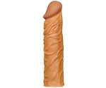 Lovetoy X-Tender Realistik Dokulu 5 Cm Uzatmalı Penis Kılıfı-LV1052B