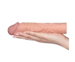 Lovetoy X- Tender Realistik Dokulu 5cm Uzatmalı Penis Kılıfı -LV1052F