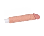 Lovetoy X- Tender Realistik Dokulu 5cm Uzatmalı Penis Kılıfı -LV1052F
