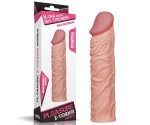 Lovetoy X- Tender Realistik Dokulu 5cm Uzatmalı Penis Kılıfı -LV1052F